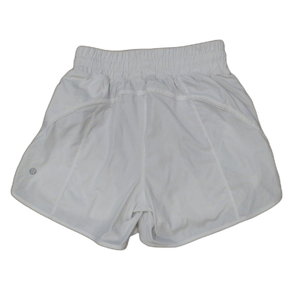 Lululemon Athletica White Lined Shorts Women's Size 6 - Picture 2 of 3